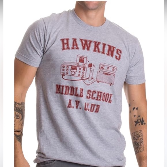 Stranger things - Hawkins National Laboratory Heren Tshirt - Zwart